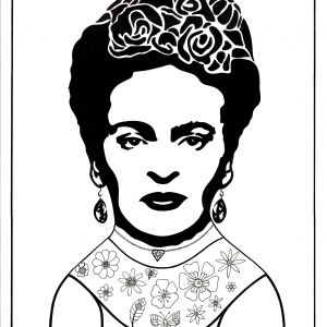 Frida Kahlo Graphic Art